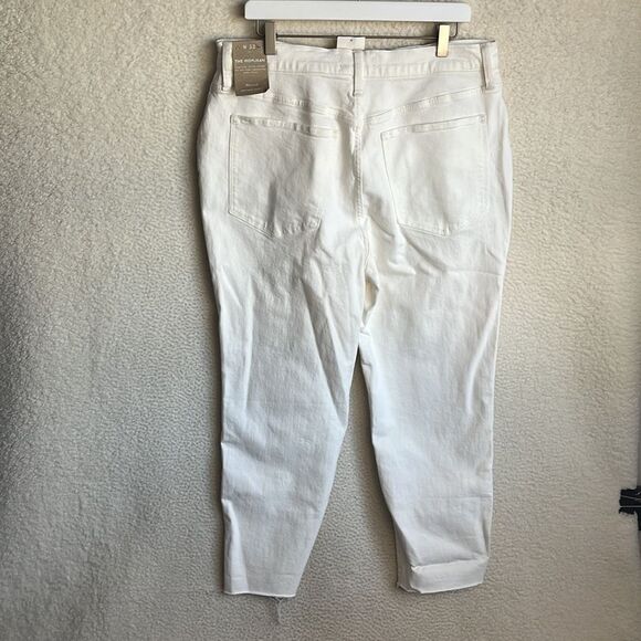 Madewell The Mom Jean Womens Size 32 Tile White‎ Denim - Picture 9 of 10